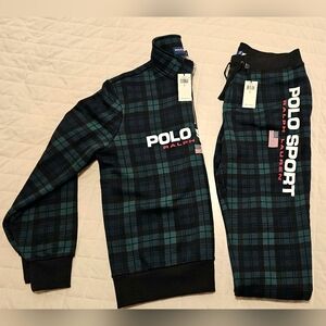 Brand new Ralph Lauren Polo Sport sweatshirt and sweat pants set , size L